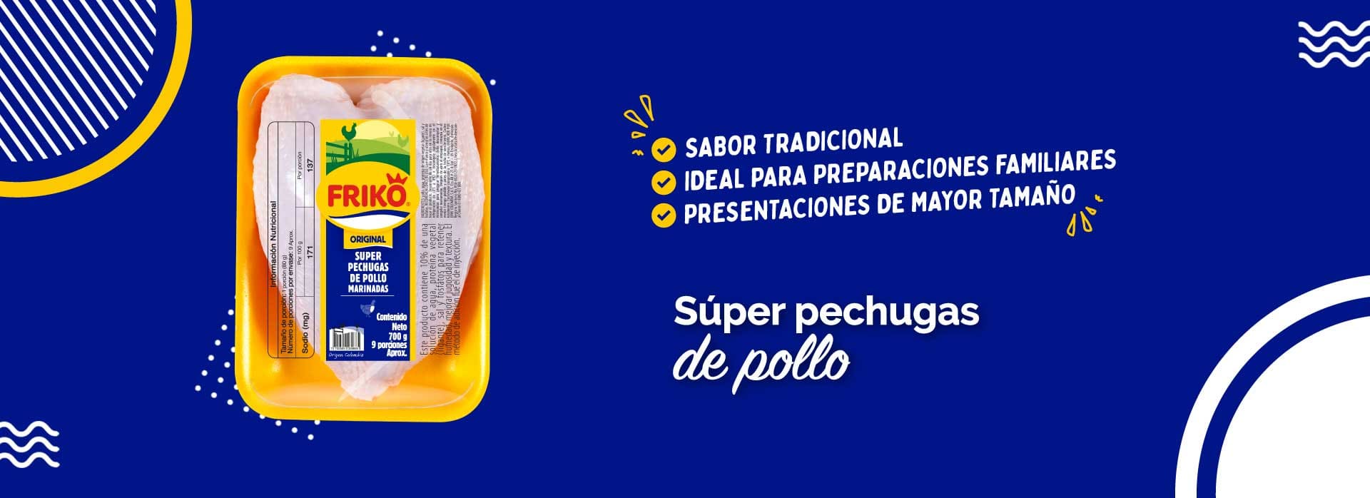 Productos de pollo Friko